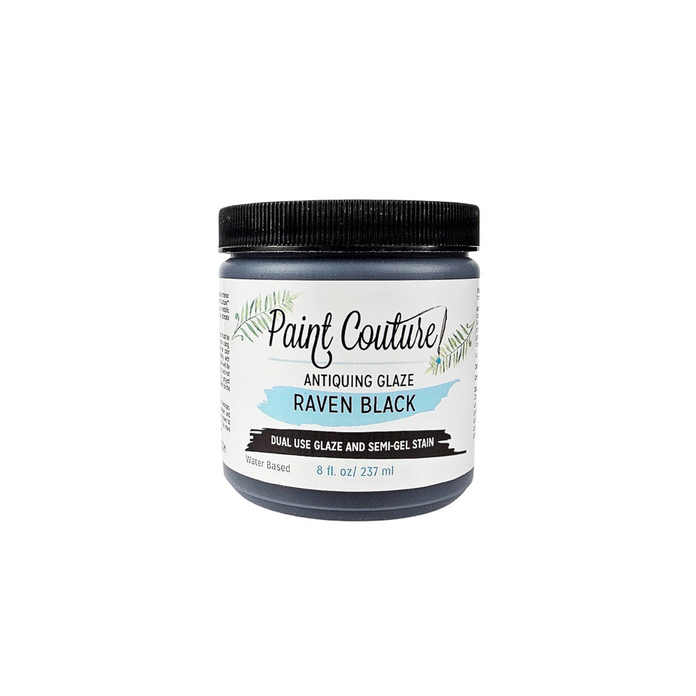 Raven Black Antiquing Glaze - Paint Couture