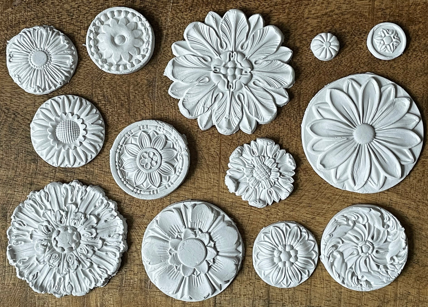 IOD Rosettes Decor Mould - Iron Orchid Designs