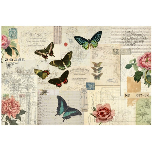 Roycycled Decoupage Paper - Butterfly Masterboard