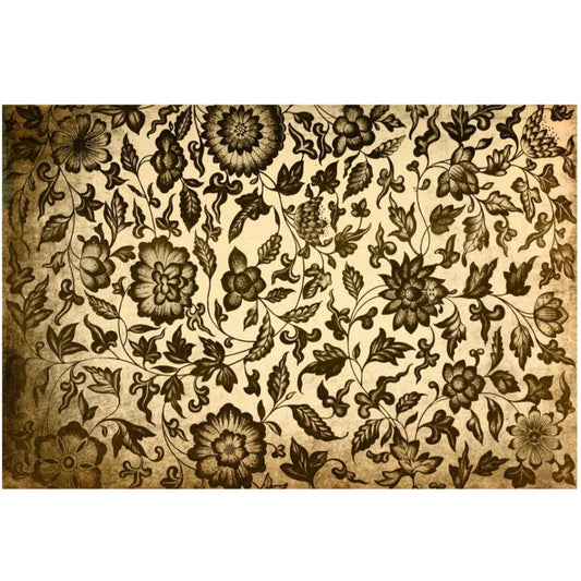 Roycycled Decoupage Paper - Grungy Floral
