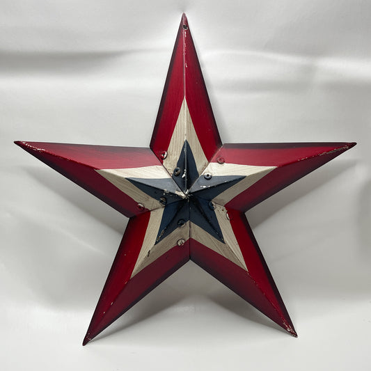 Americana Metal Star Wall Decor