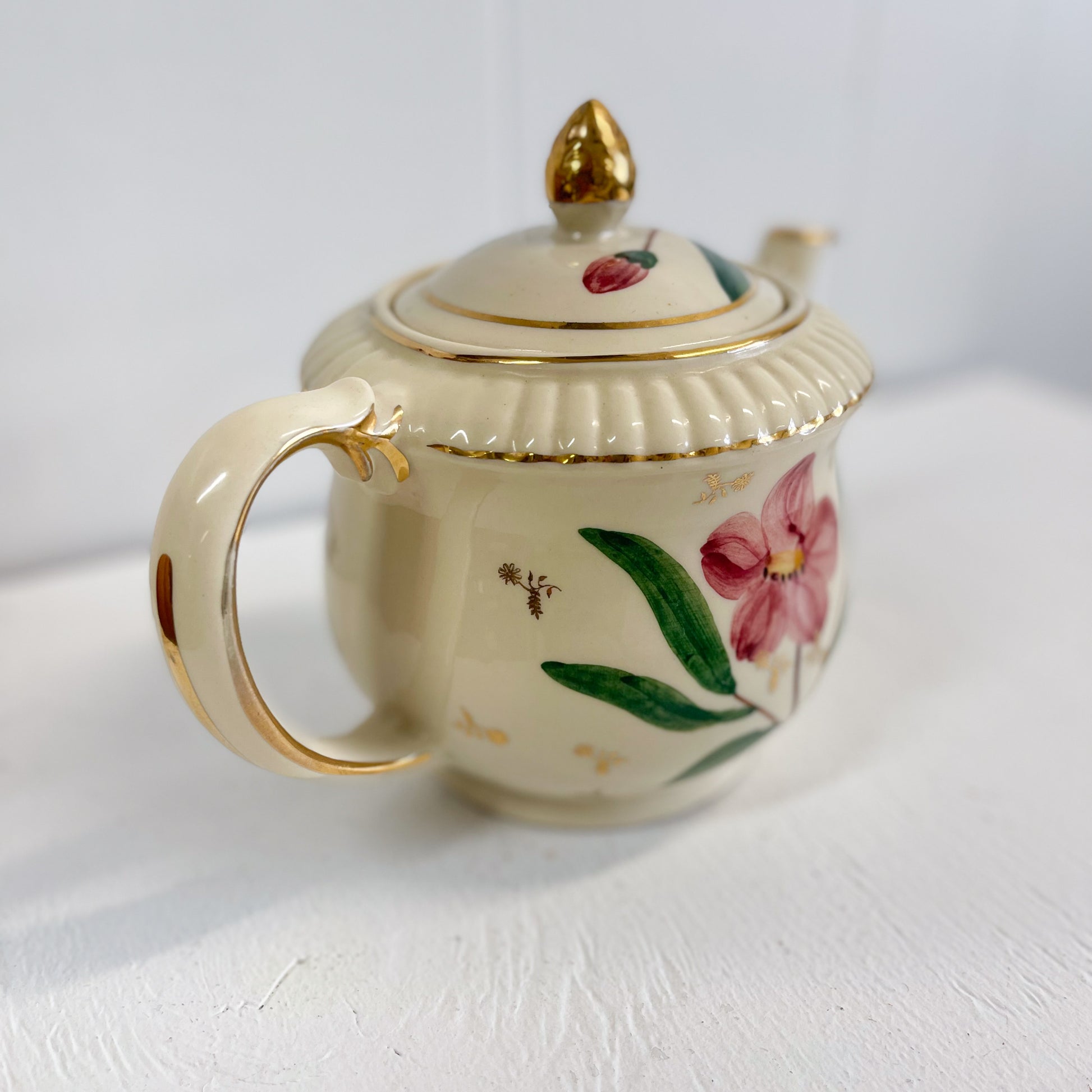 Floral Tea Pot by Shawnee Pottery USA