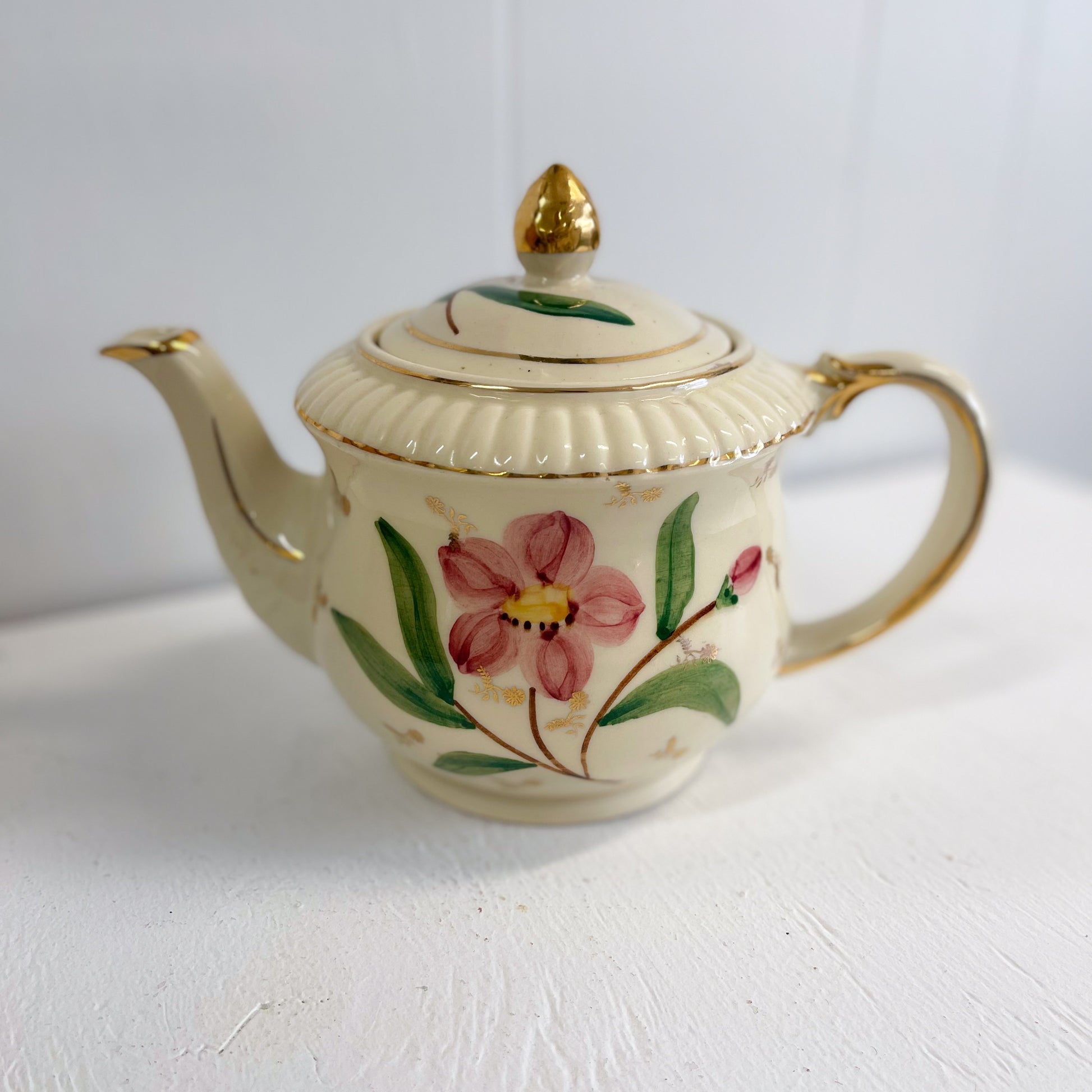 Floral Tea Pot by Shawnee Pottery USA