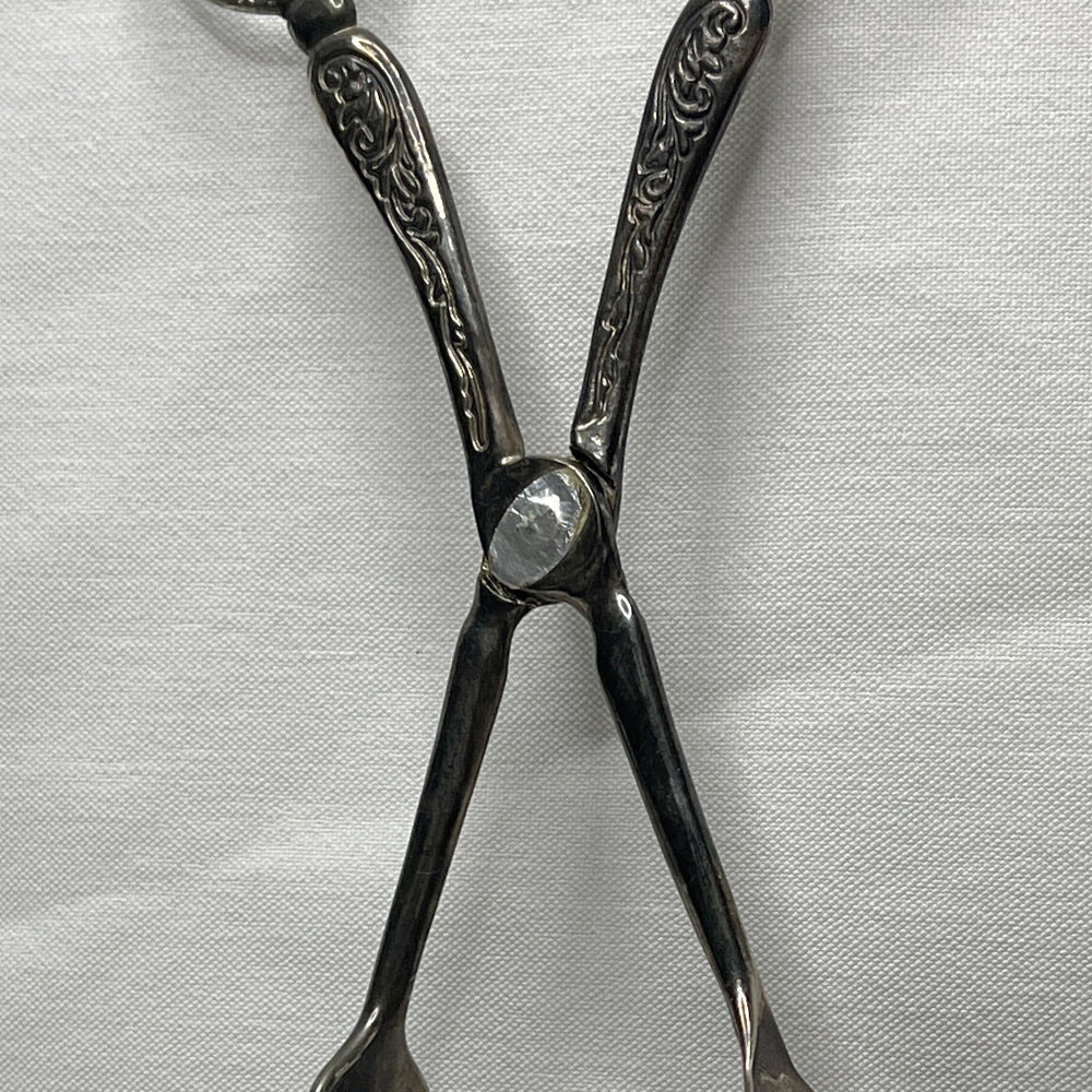 Silverplate Serving Tongs - Vintage