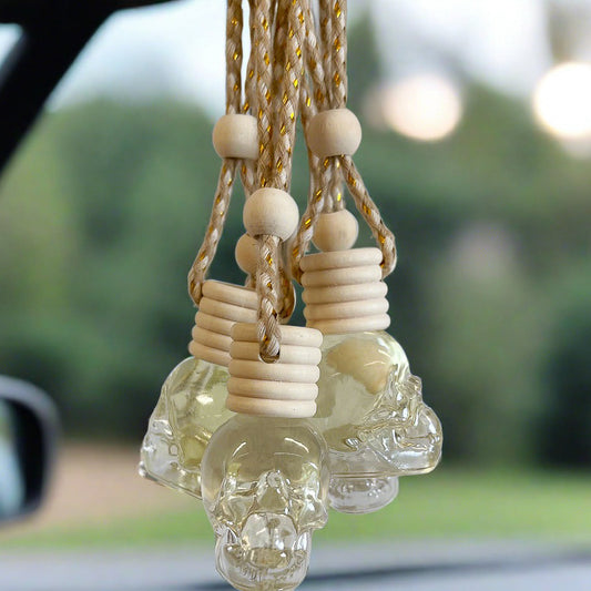 Skull Car Diffuser with Fragrance by Tide & Timber Soapworks