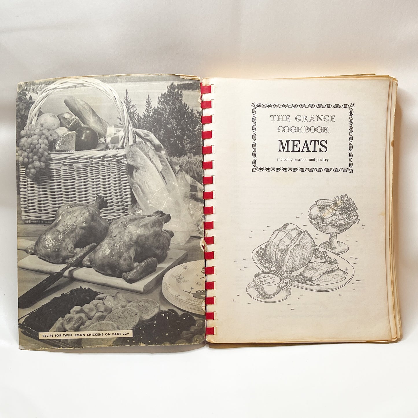 The Grange Cookbook Meats - 1968