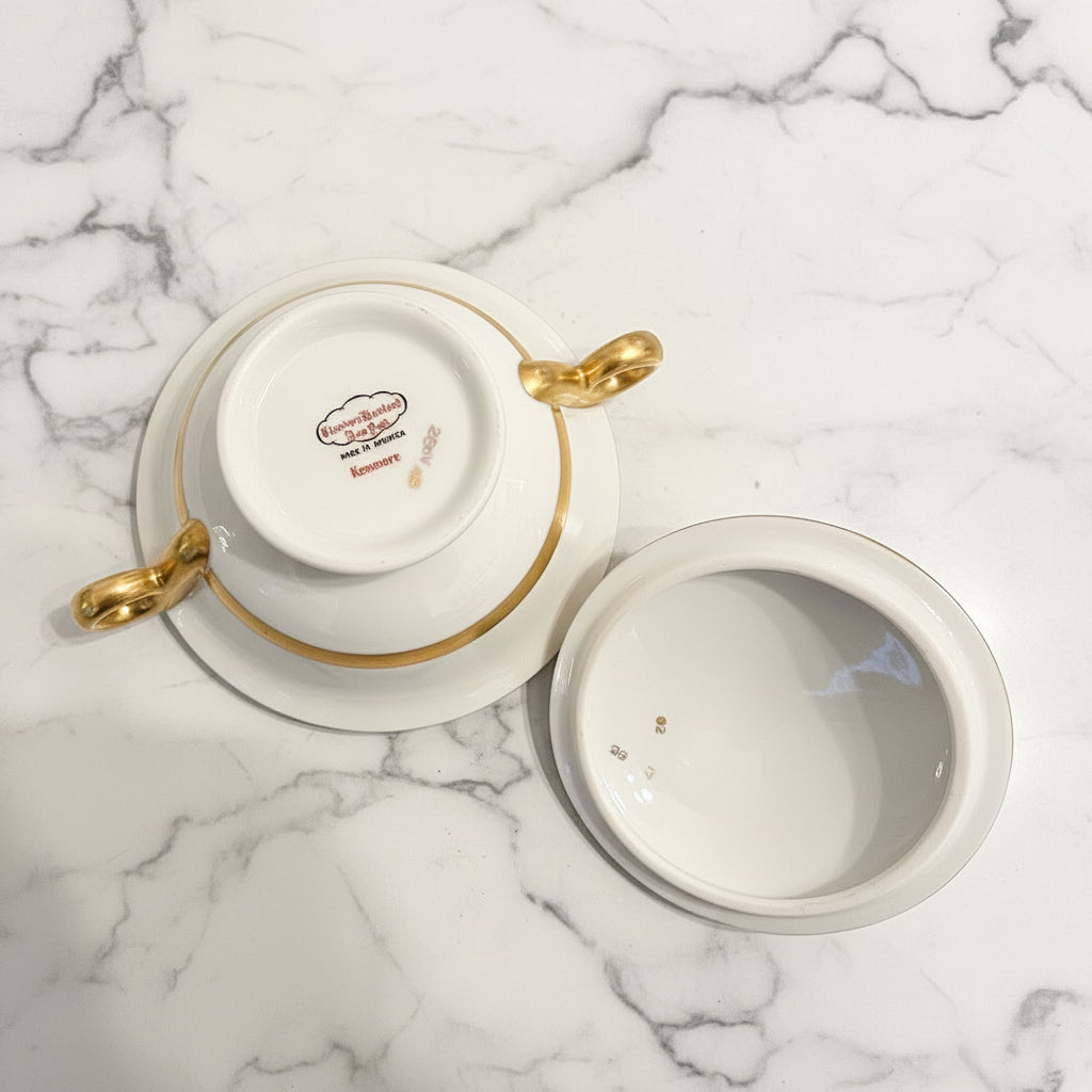 1940s Theodore Haviland Kenmore Sugar Bowl