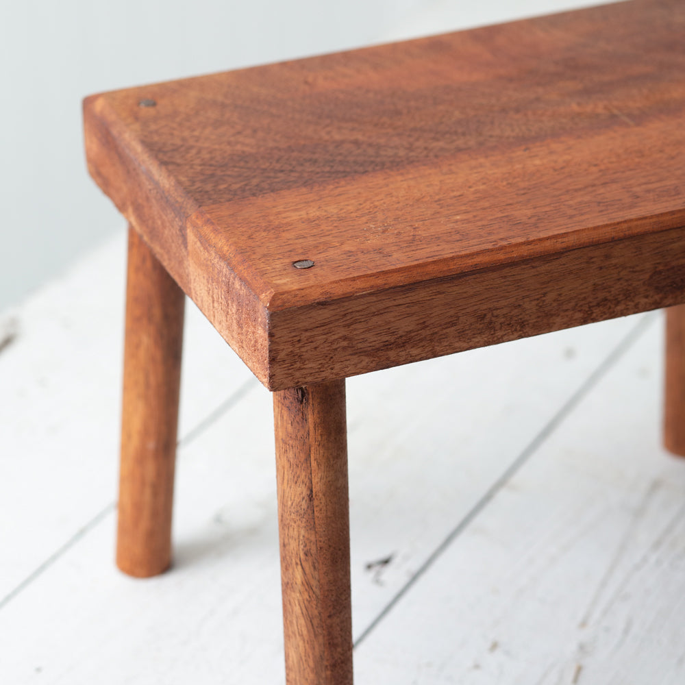 Traditional Mini Wood Stool