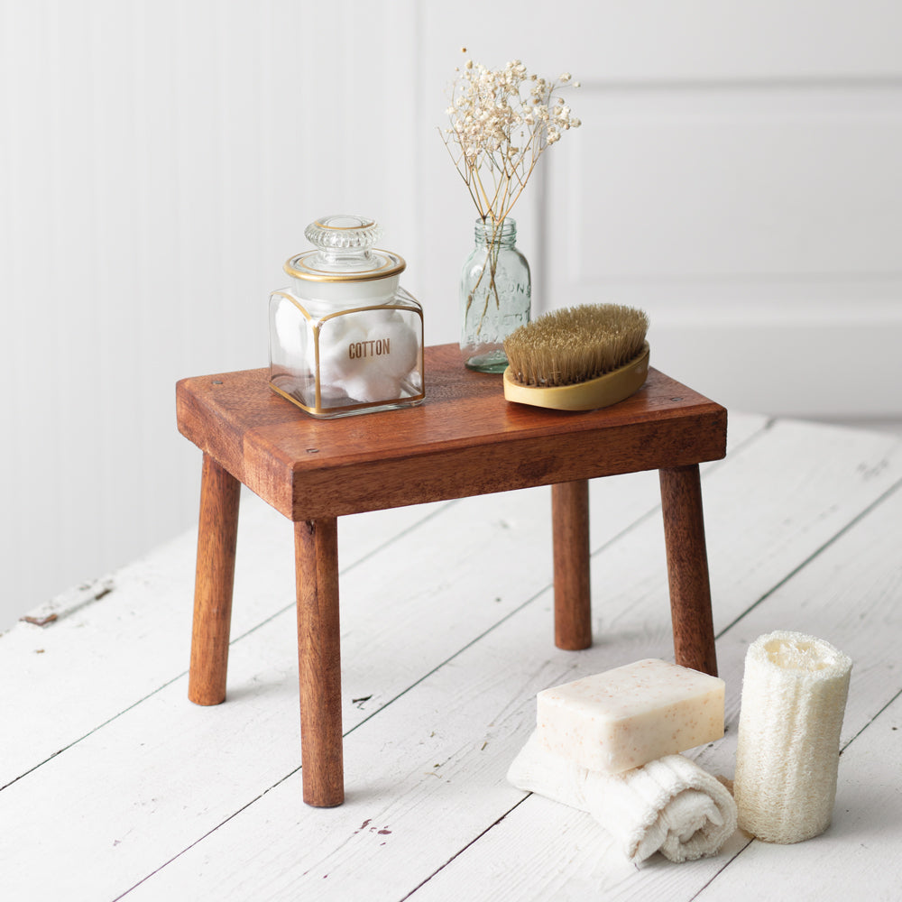 Traditional Mini Wood Stool