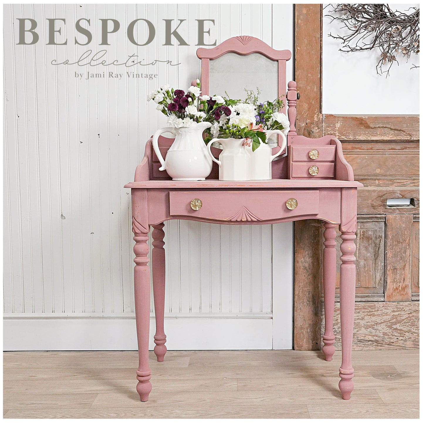Trellis Rose Milk Paint - Bespoke Collection by Jami Ray Vintage
