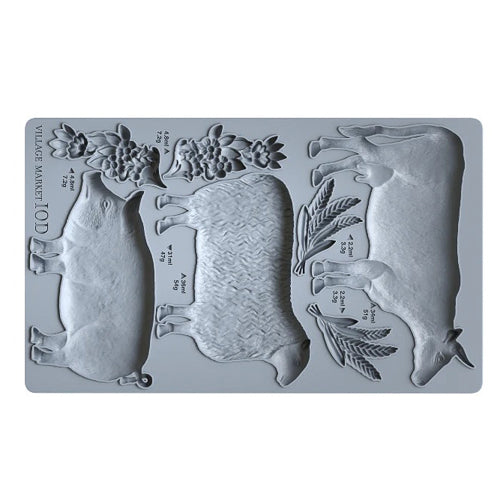 IOD VILLAGE MARKET Decor Mould by Iron Orchid Designs