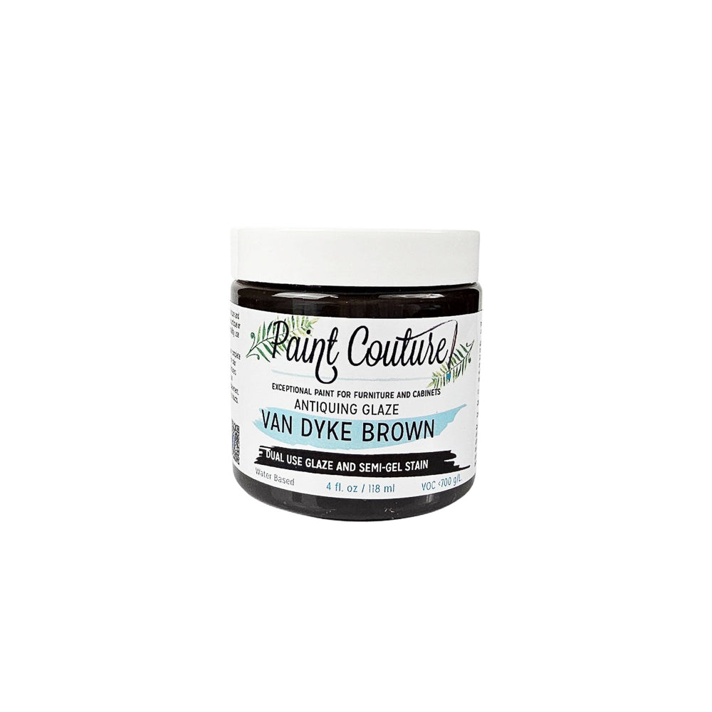 Van Dyke Brown Antiquing Glaze - Paint Couture