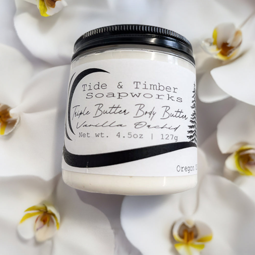 Vanilla Orchid Triple Butter Body Butter by Tide & Timber Soapworks