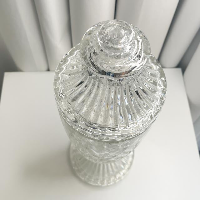 Vintage Pressed Glass Table Lamp Base