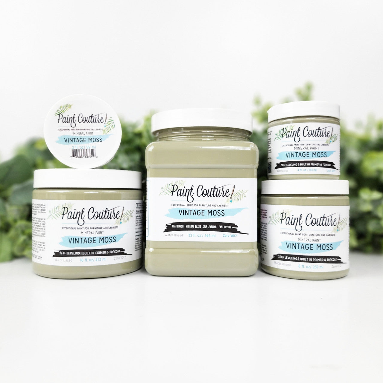 Vintage Moss Acrylic Mineral Paint - Paint Couture