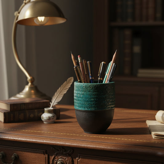 Vintage Neal Art Pottery Vase | Handmade Clay Studio Pottery c1996