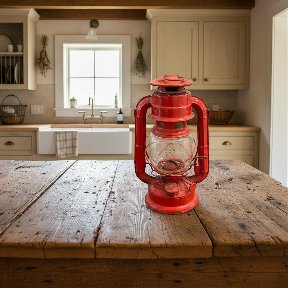 1960s Sun Red 4000 Kerosene Lantern