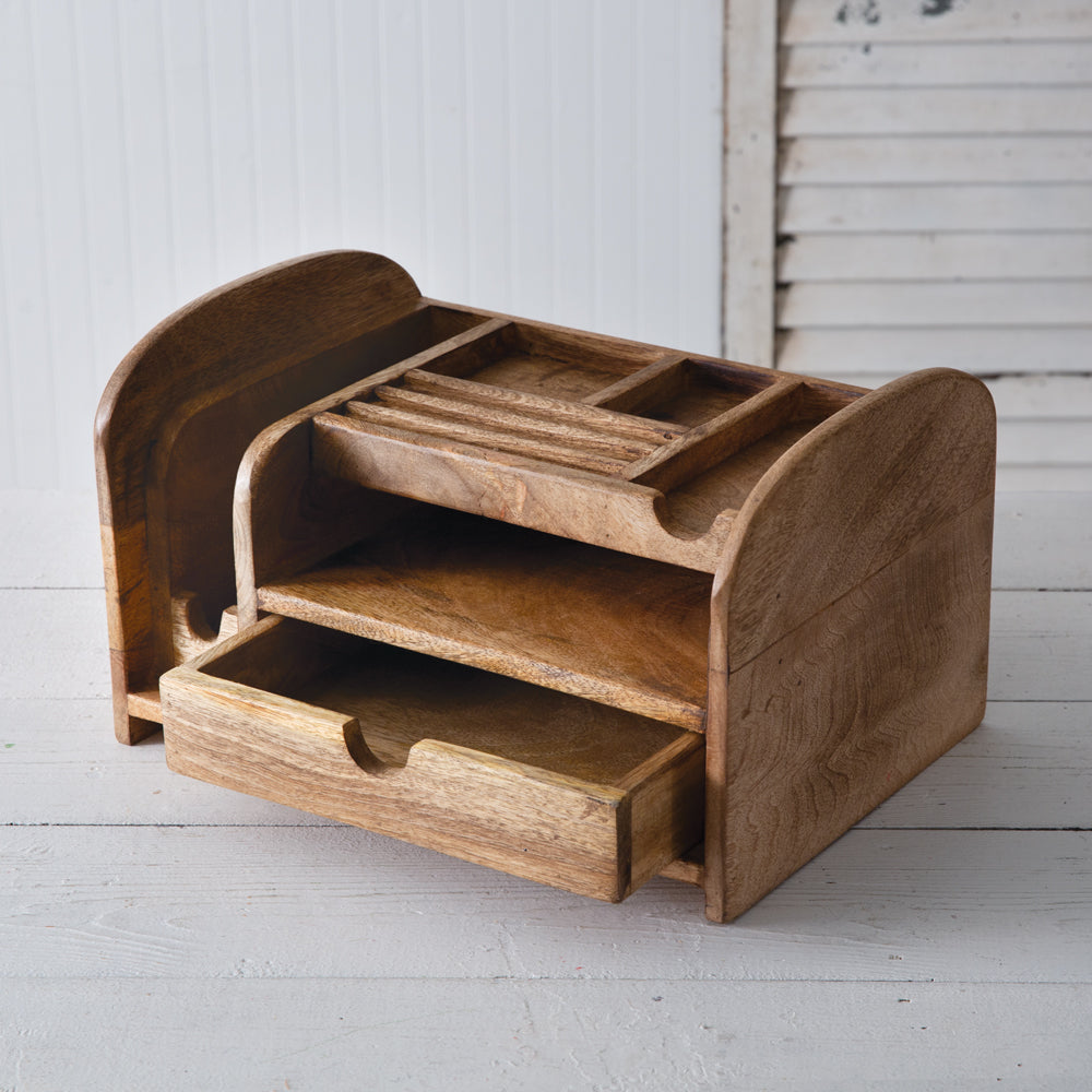 Wood Desk Organizer