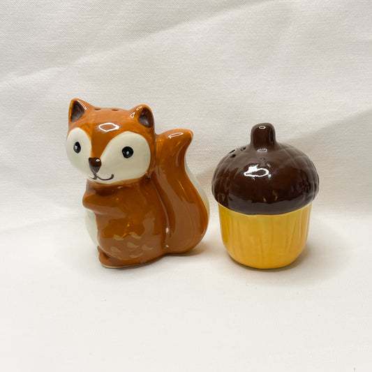 Woodland Friends Salt & Pepper Shaker Set - Boston Warehouse