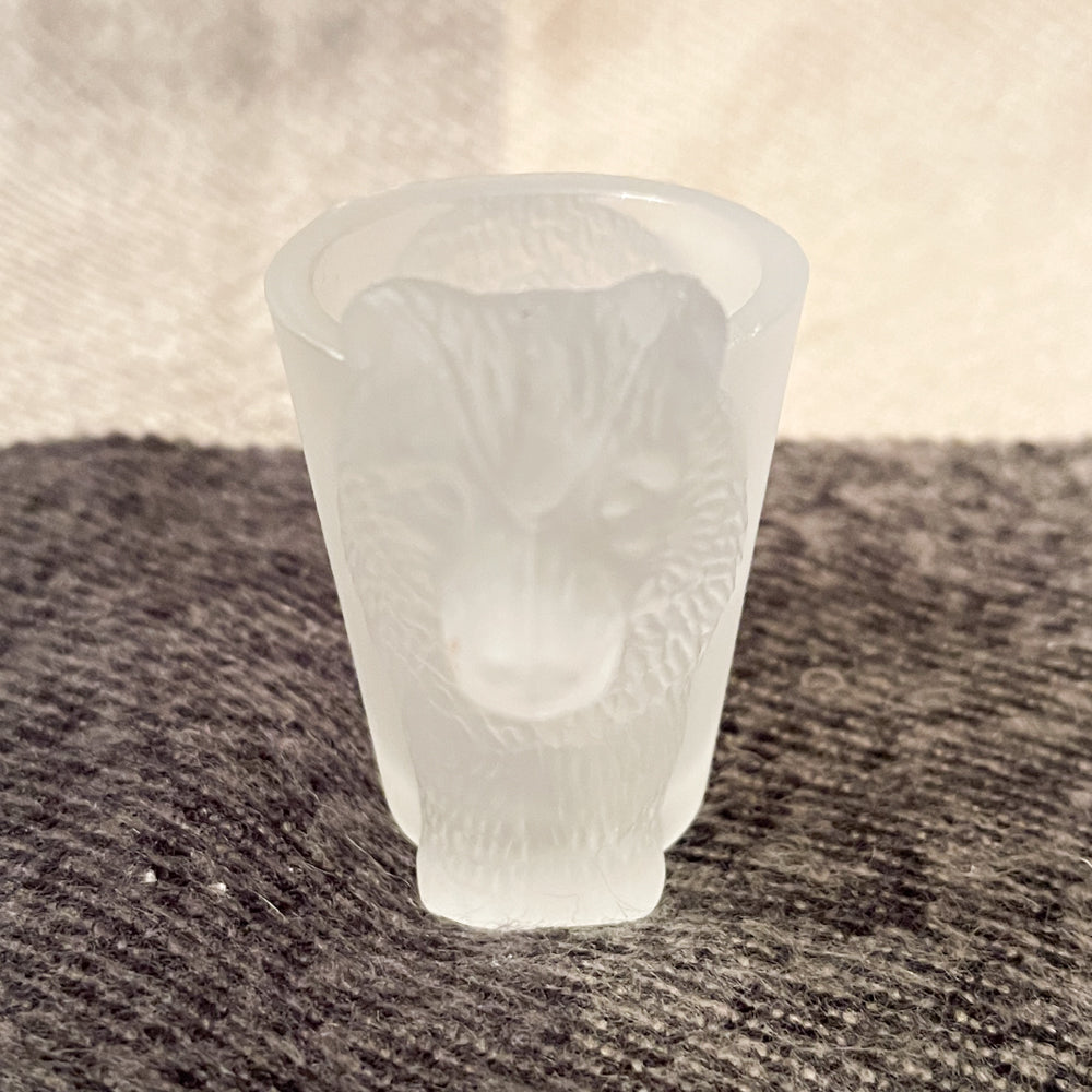 Frosted Bear Shot Glass - Yellowstone National Park