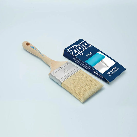 3" Stubby Handle Top Coat Paintbrush by Zibra
