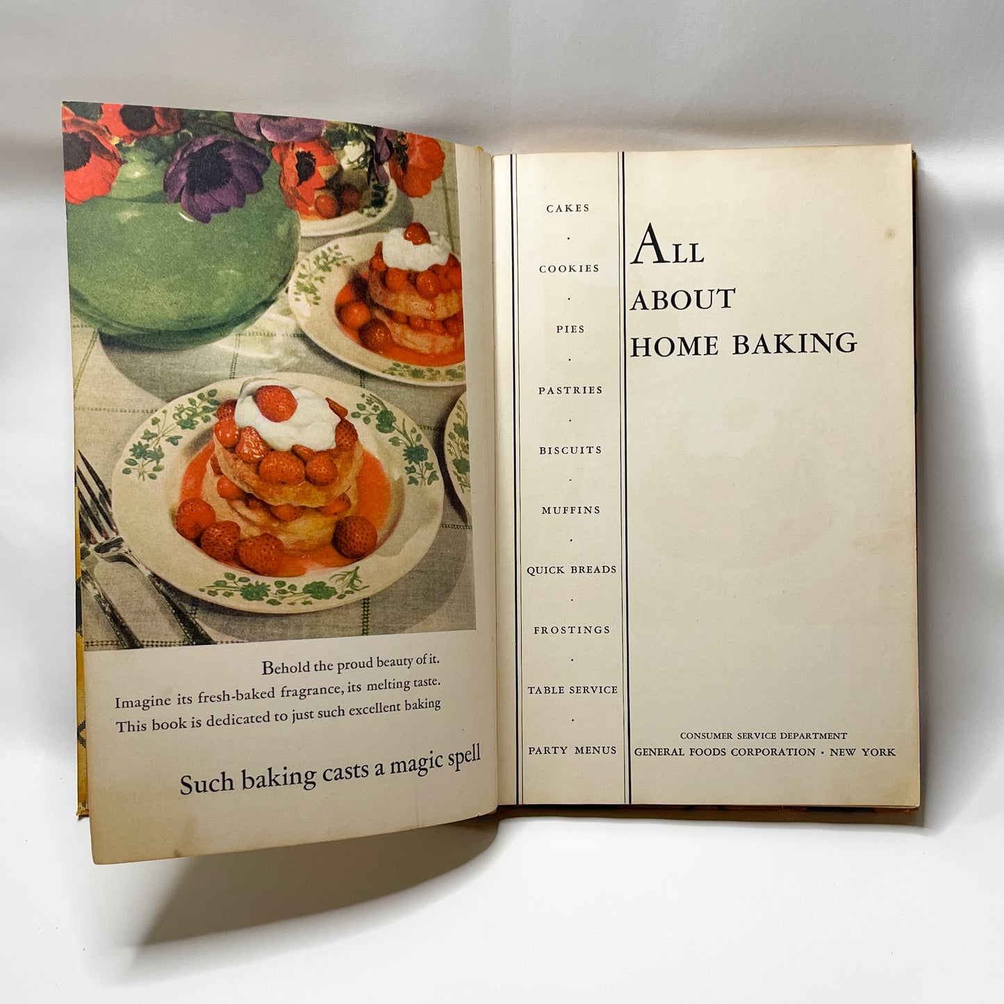 All About Baking Cookbook - 1935