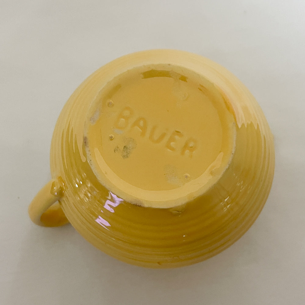 Bauer Pottery Monterey Yellow Creamer | 1936-1945