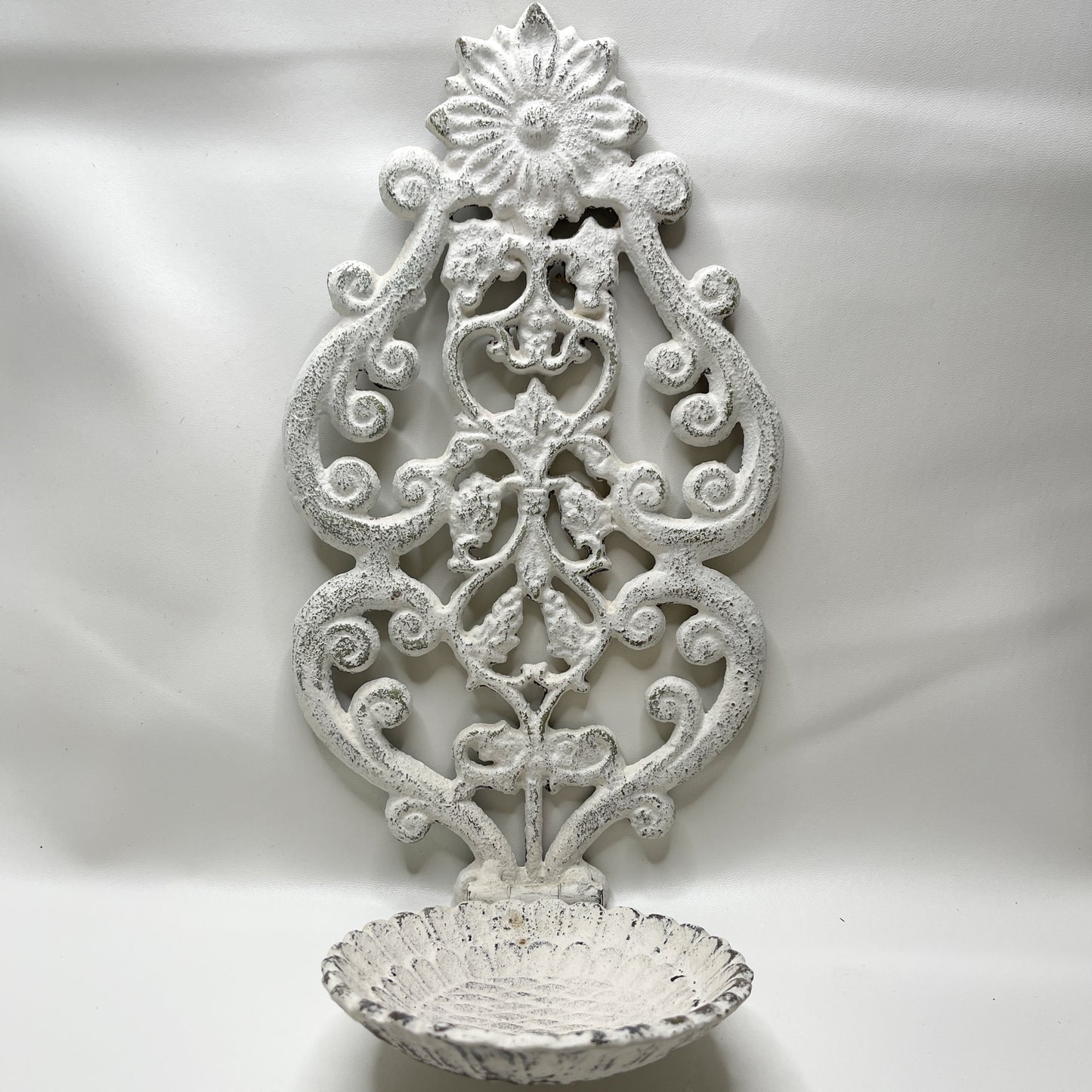 Cast Iron Wall Candle Holder