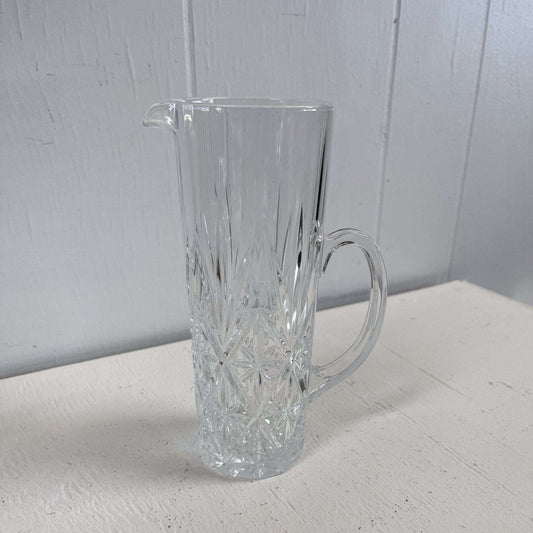 Chantilly Taille Beaugency Pint Pitcher by Cristal D'arques-Durand-CRISTAL D'ARQUES-DURAND-Pitcher-Stockton Farm