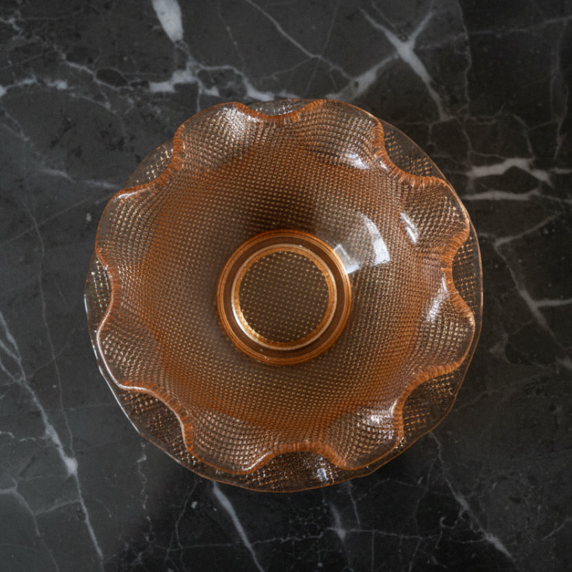 1960s Colony Glass Dessert Bowl with Underplate