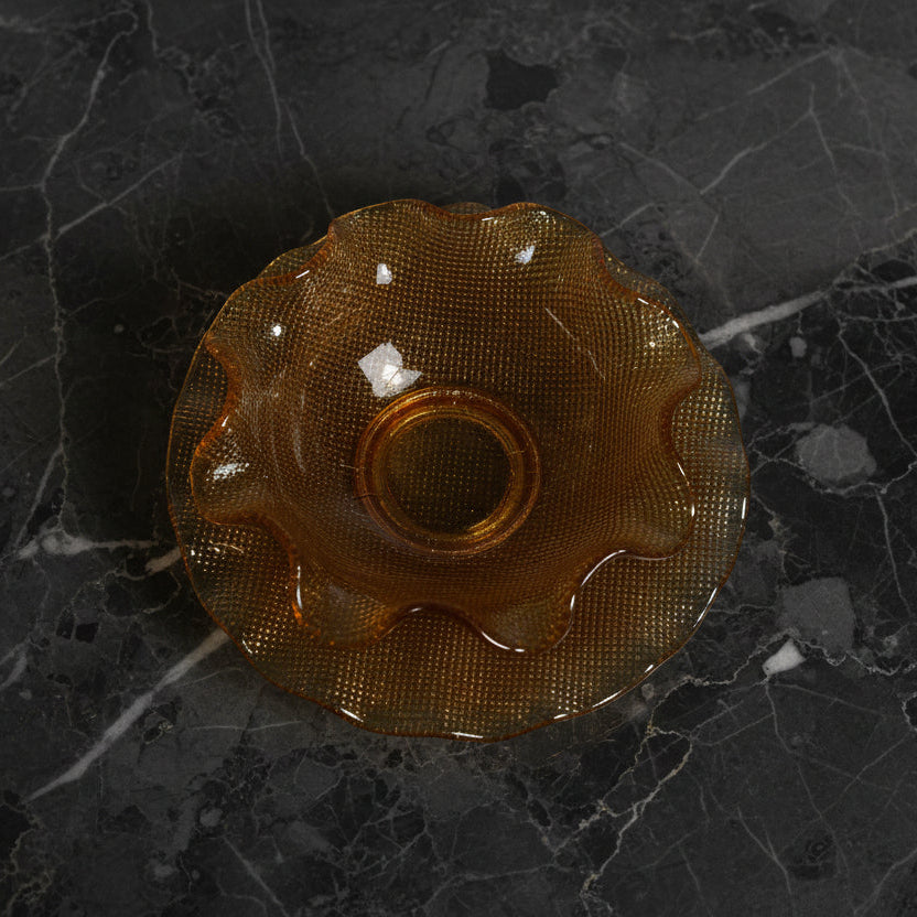 1960s Colony Glass Dessert Bowl with Underplate