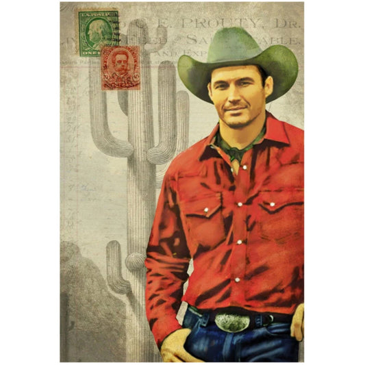 Cowboy Decoupage Paper - Roycycled Treasures