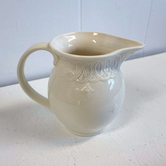 Creamware Pitcher by Two's Company-Two's Company-Small Pitcher-Stockton Farm