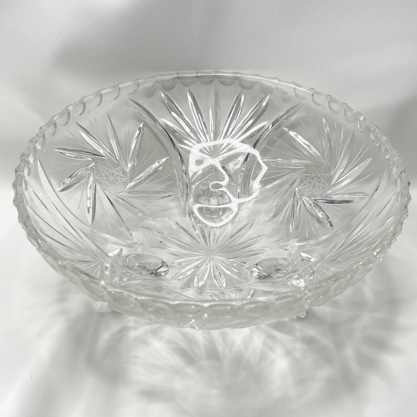 Crystal Footed Bowl - Vintage