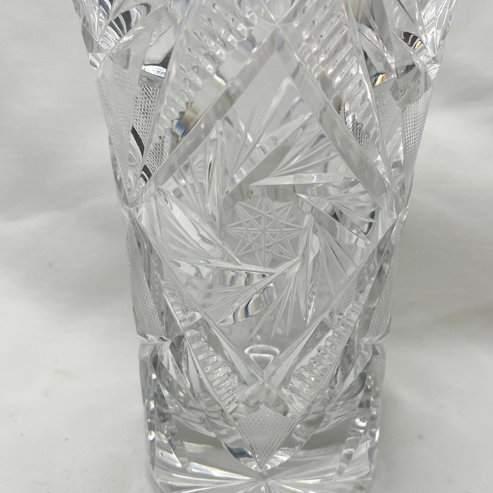 Cut Crystal Vase