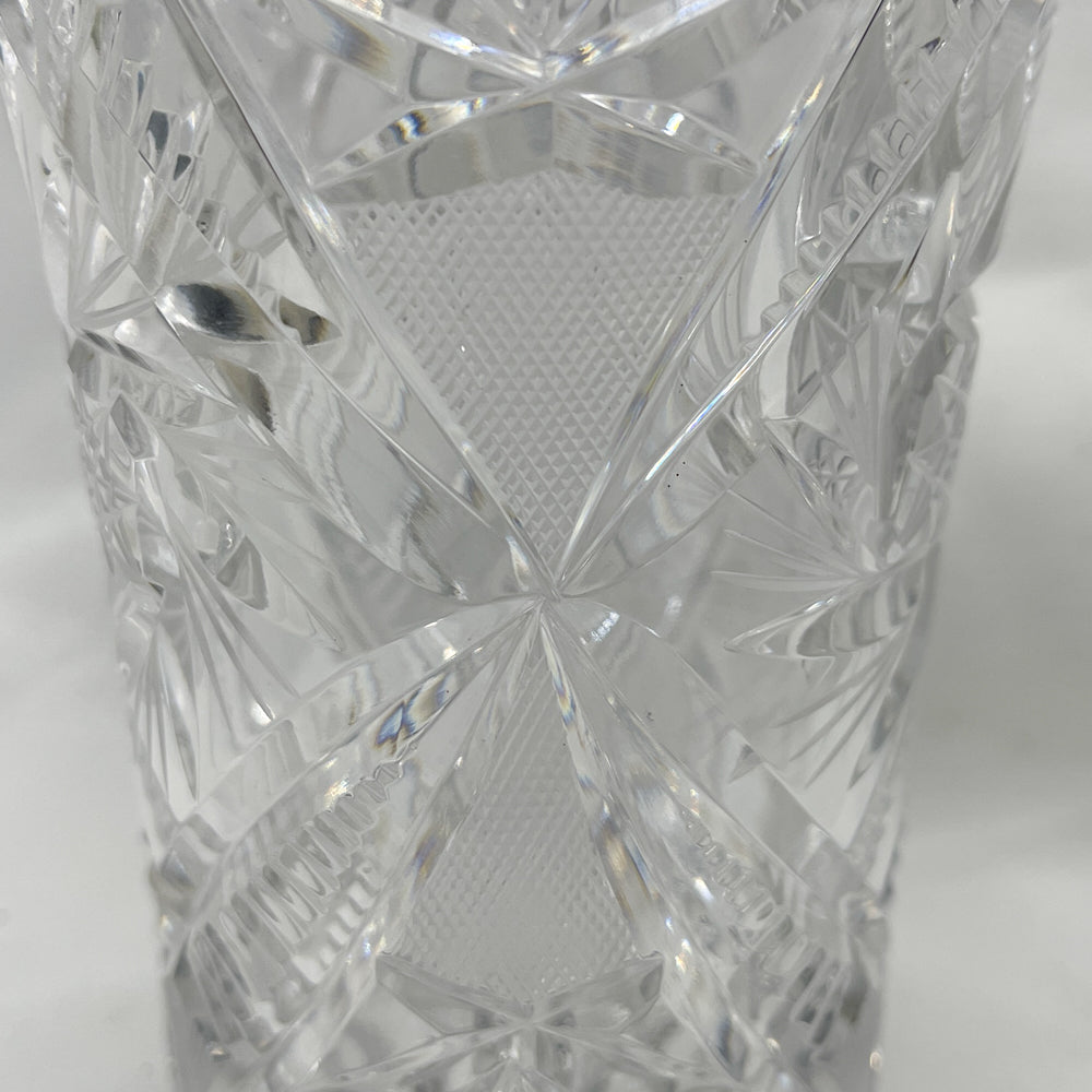 Cut Crystal Vase