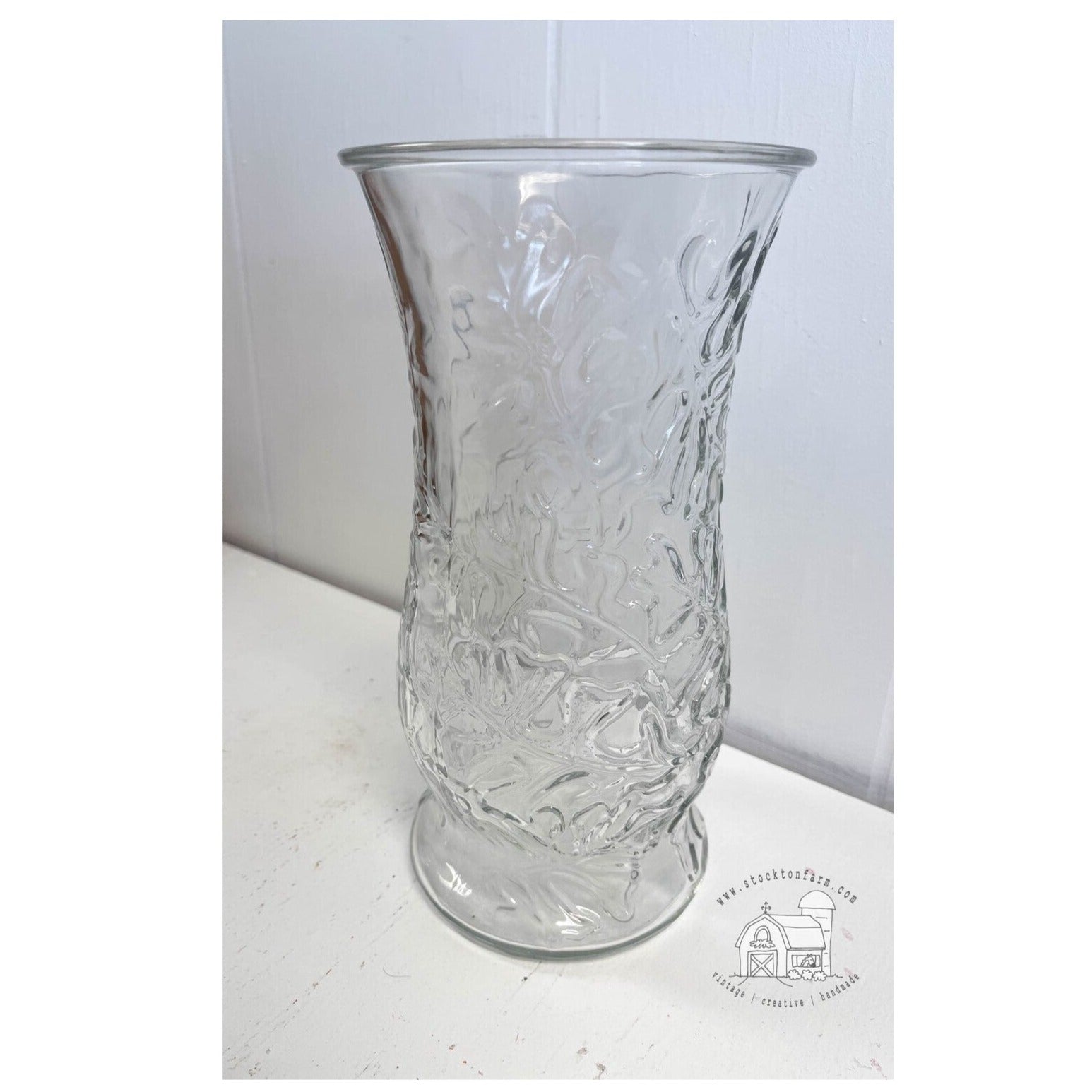 EO Brody Clear Glass Vase