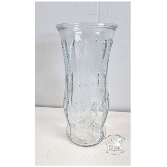 Brody Co Feathered Rib Glass Vase C972