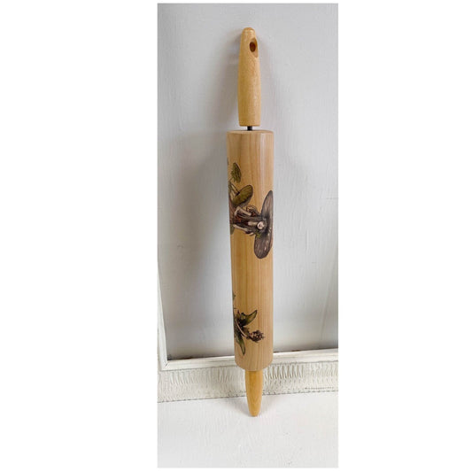 Decorative Wood Rolling Pin - Fairy Theme