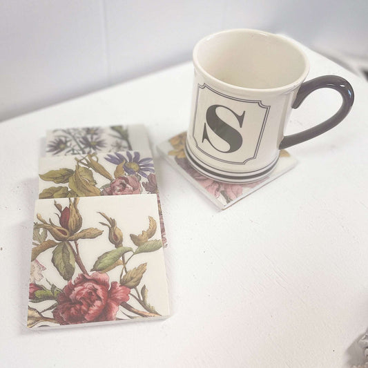 Floral Anthology Coaster Set-Stockton Farm-Coaster Set-Stockton Farm