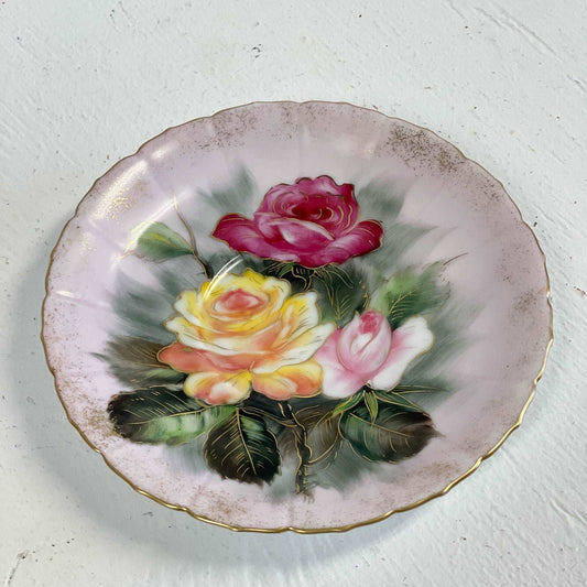 Floral Saucer by Chubu China Japan-Chubu China-Saucer-Stockton Farm