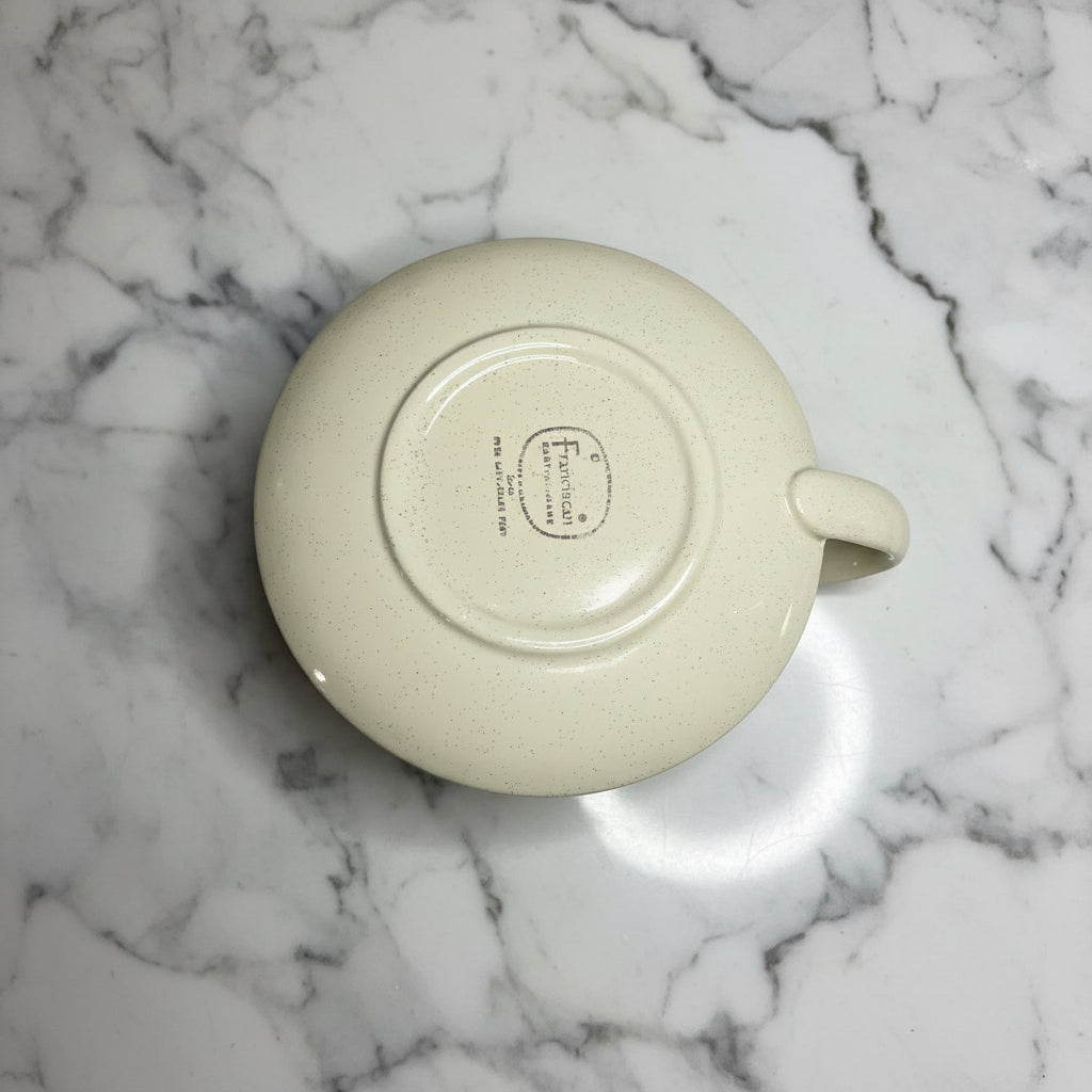 Vintage Franciscan Earthenware Autumn Gravy Boat with Underplate