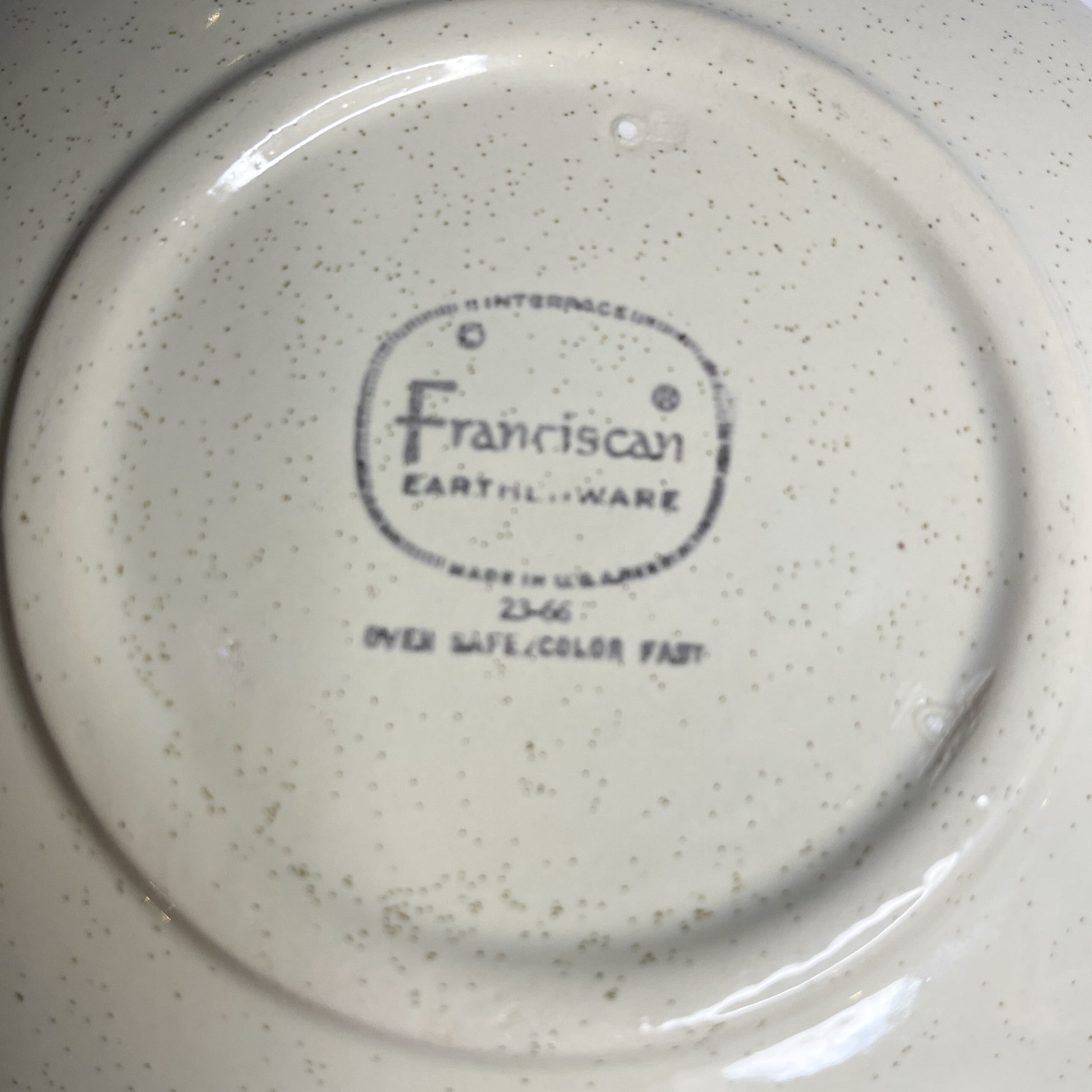 Vintage Franciscan Earthenware Autumn Gravy Boat with Underplate