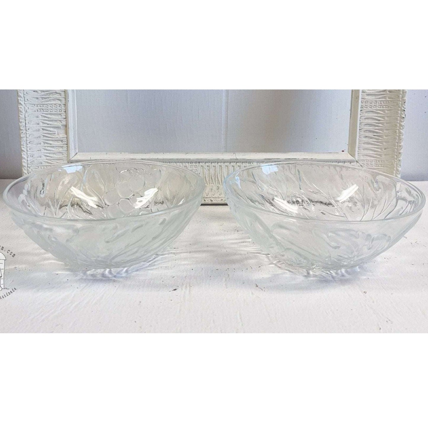 Kig Grape and Leaf Embossed Bowl Set