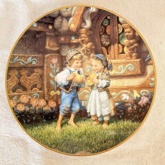 Hansel and Gretel Collector Plate by Knowles 1992-Knowles Scott Gustafson-Collector Plate-Stockton Farm