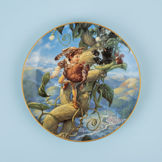 1992 Jack and the Beanstalk Collector Plate - Scott Gustafson