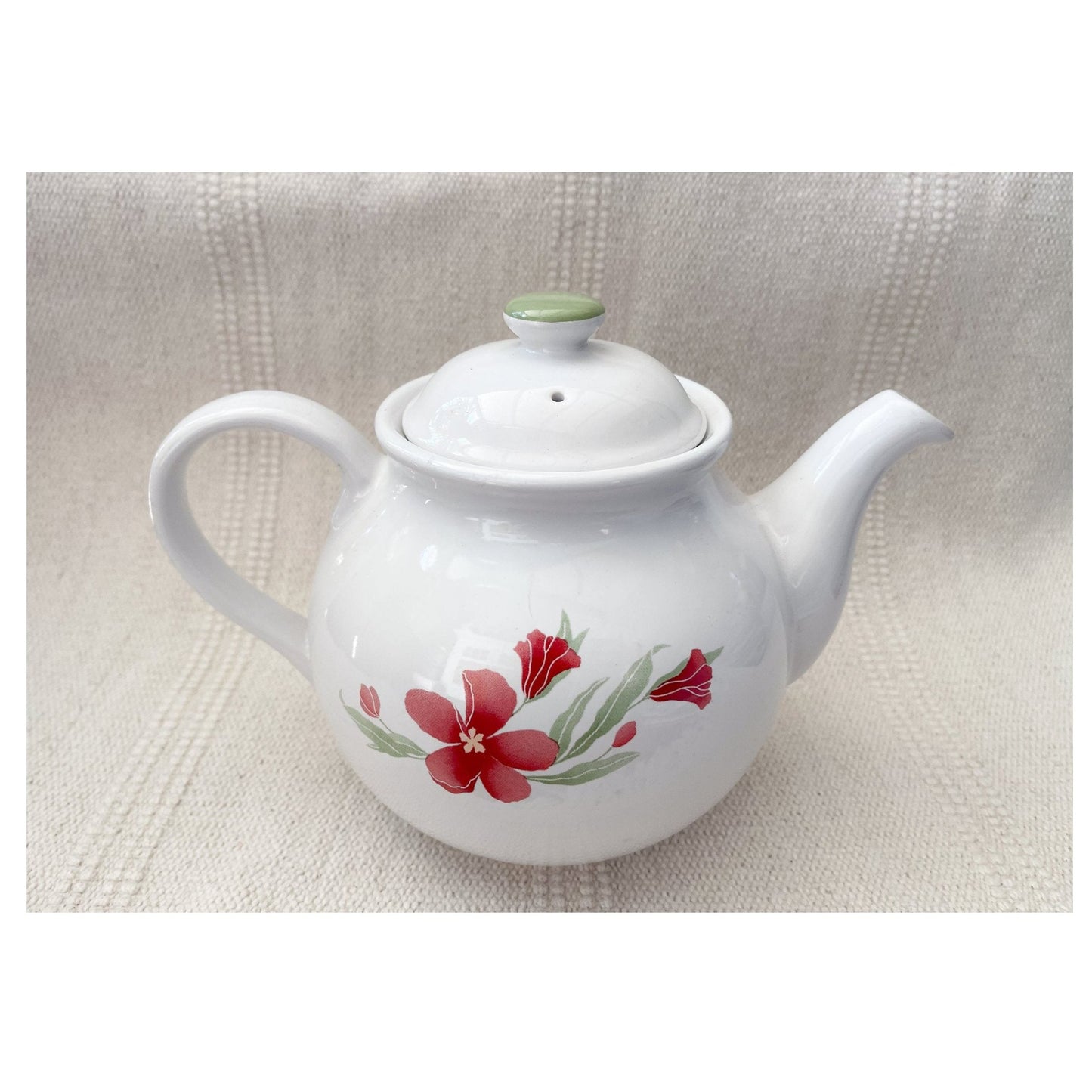 Corelle Pacific Bloom Stoneware Teapot