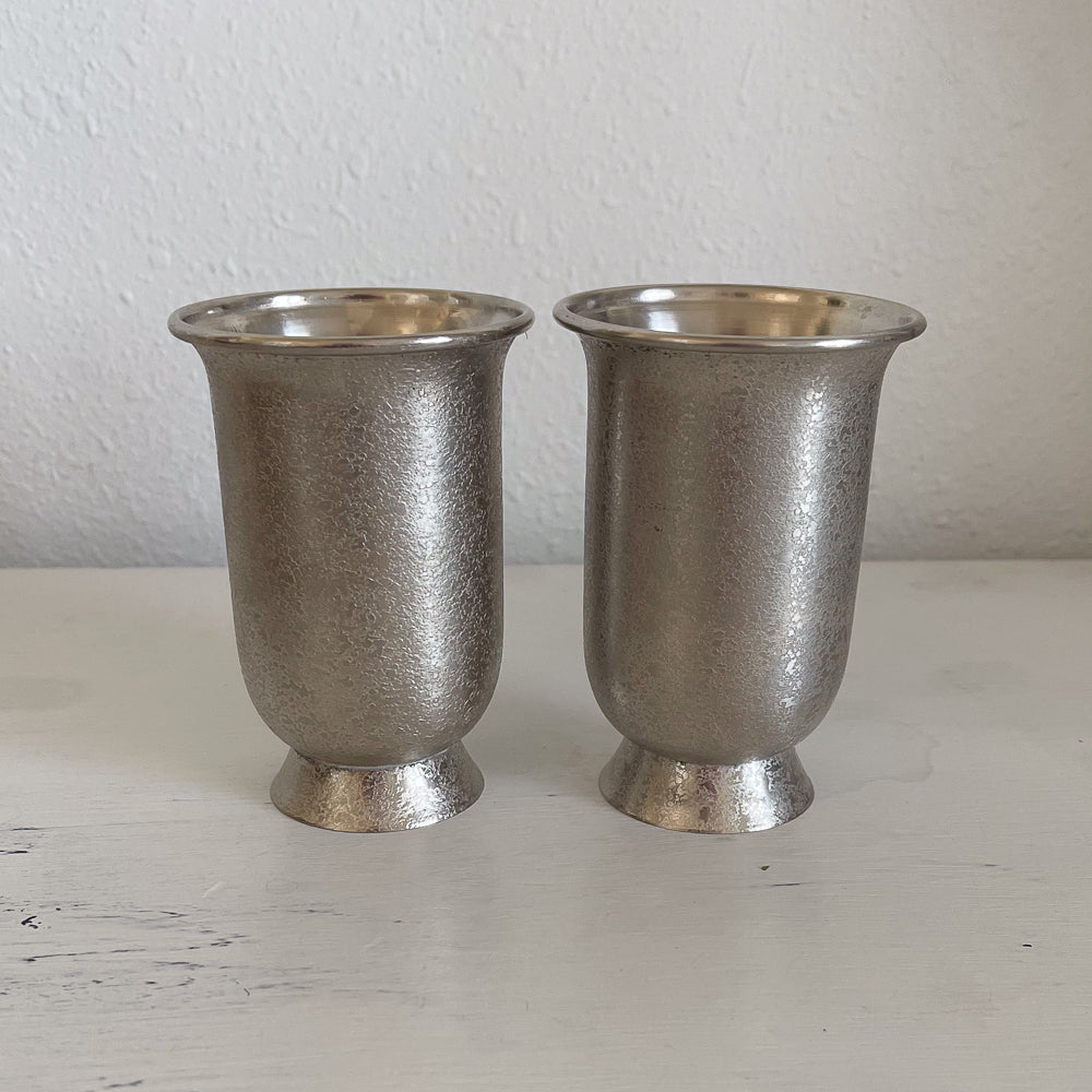 Silver Finish Decorative Cups - Paradigm Exclusives India