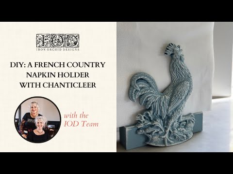 IOD Chanticleer Decor Mould - Iron Orchid Designs