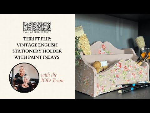 IOD Ditsy Blooms Paint Inlay - Iron Orchid Designs